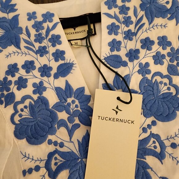 Tuckernuck White Cyprus Maxi Dress NWT Med - Picture 5 of 10